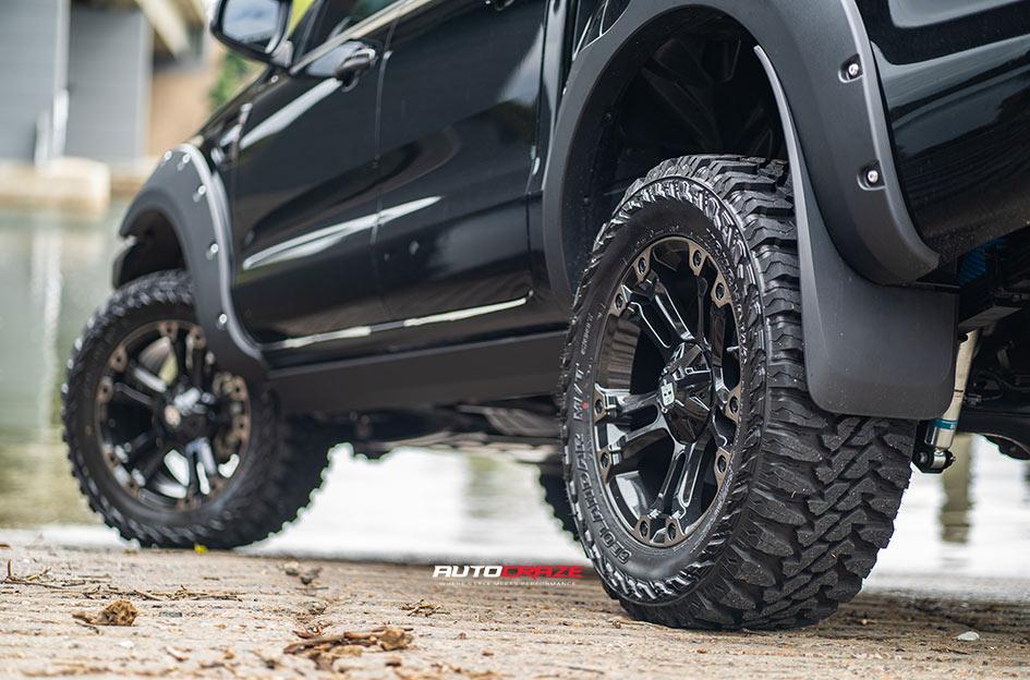 FORD RANGER BROOKLYN BLACK MACHINED WITH DARK TINT