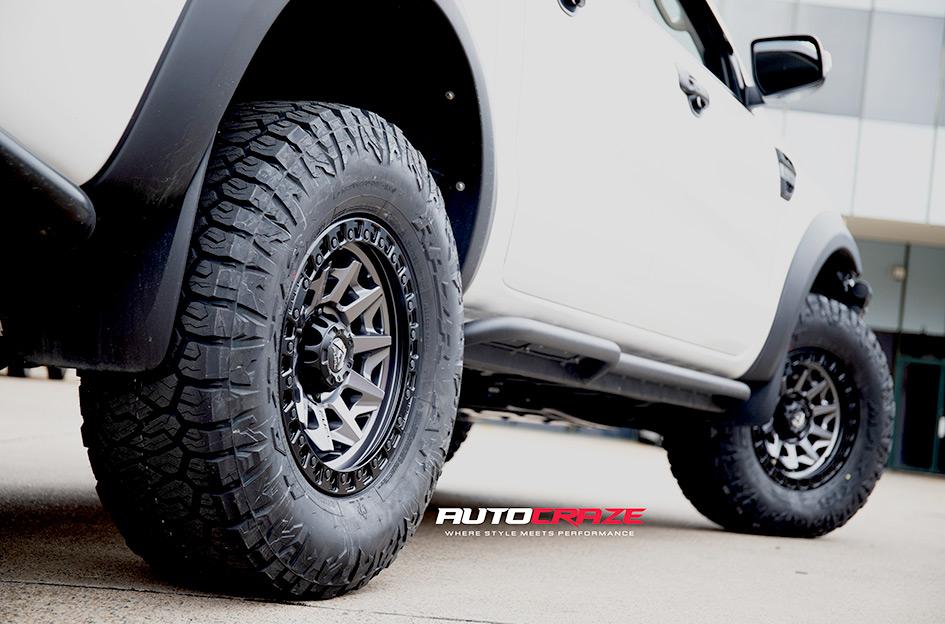 FORD RANGER COVERT MATTE ANTHRACITE BLACK RING
