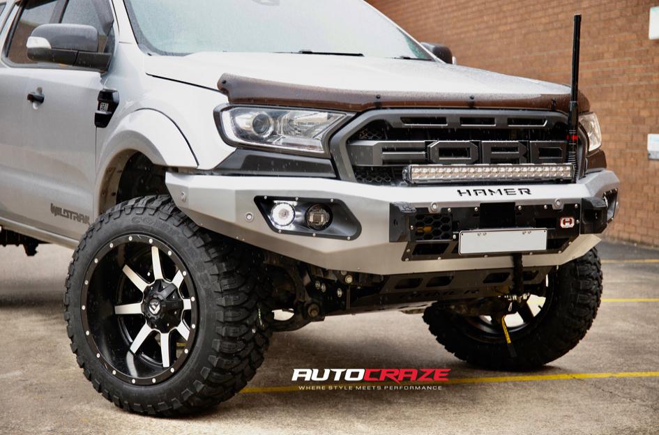 FORD RANGER MAVERICK BLACK MACHINED FACE