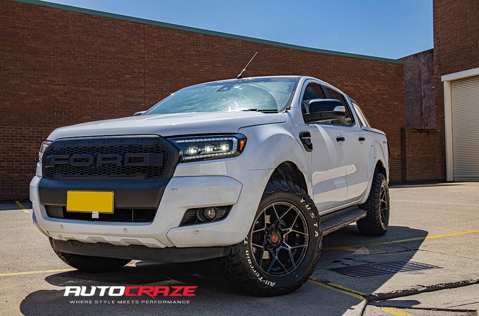 FORD RANGER SABBATH GLOSS BLACK TINTED FACE