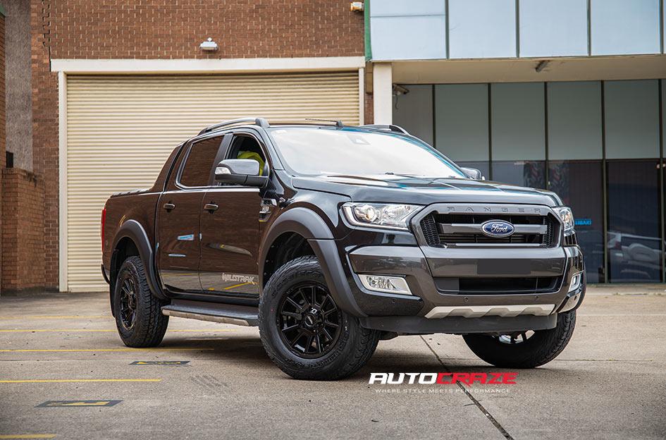FORD RANGER PANZER XD SATIN BLACK