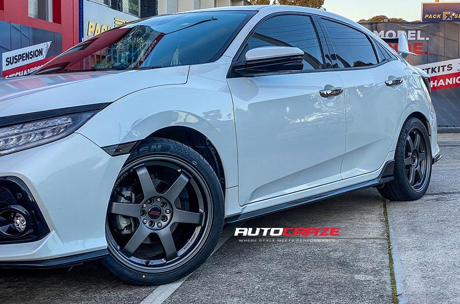 HONDA CIVIC 5 STUD DRIFTER GUN METAL MATTE