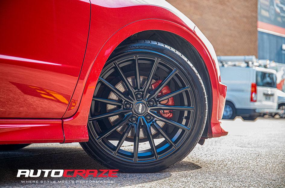 HONDA CIVIC 5 STUD DAYTONA MATTE BLACK