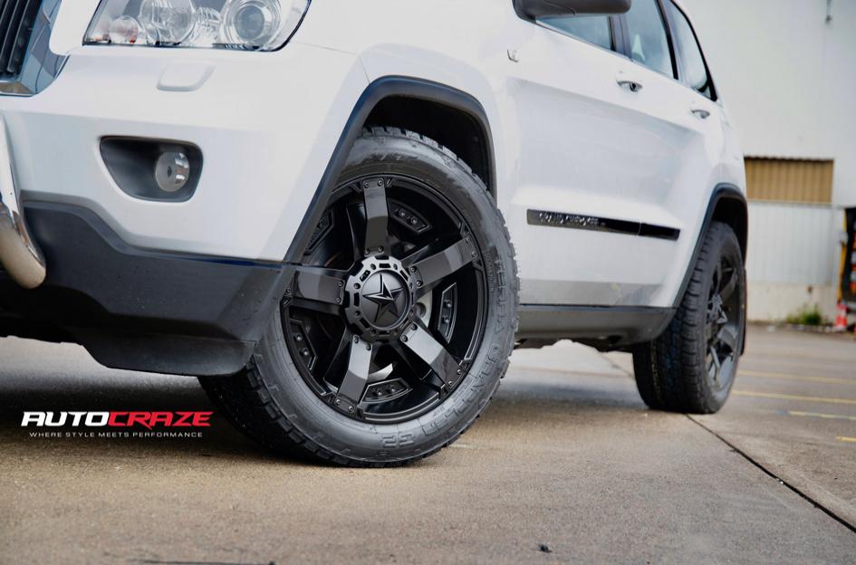 JEEP GRAND CHEROKEE ROCKSTAR XD 2 MATTE BLACK