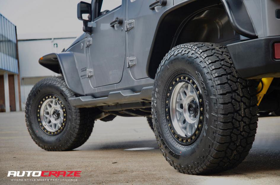 JEEP WRANGLER GRS MACHINED SATIN BLACK LIP
