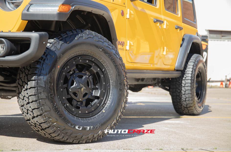 JEEP WRANGLER ROCKSTAR XD MATTE BLACK