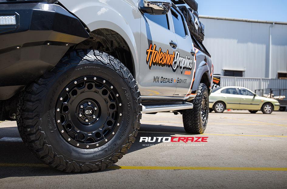NISSAN NAVARA HOLESHOT XD SATIN BLACK
