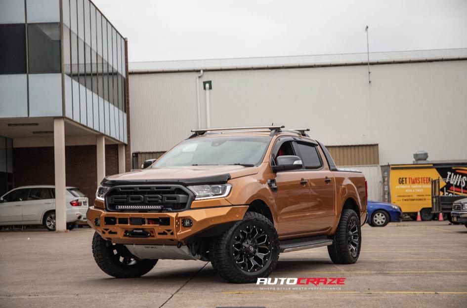 FORD RANGER ASSAULT GLOSS BLACK MILLED ACCENTS