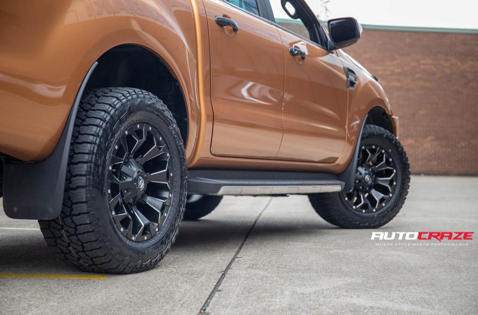FORD RANGER ASSAULT GLOSS BLACK MILLED ACCENTS