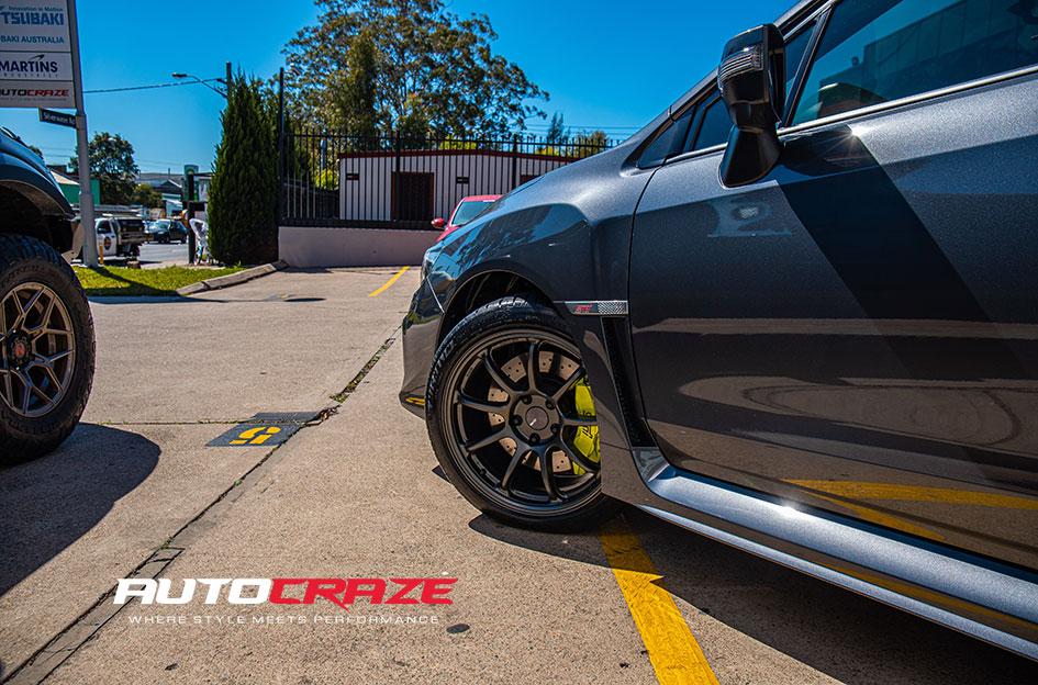SUBARU WRX ENKEI PF09 MATTE DARK GUN METALLIC