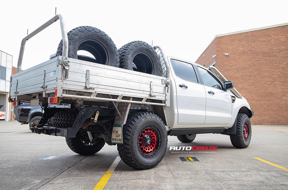 FORD-RANGER-ZOMBIE-GLOSS-BLACK-MACHINED-RED