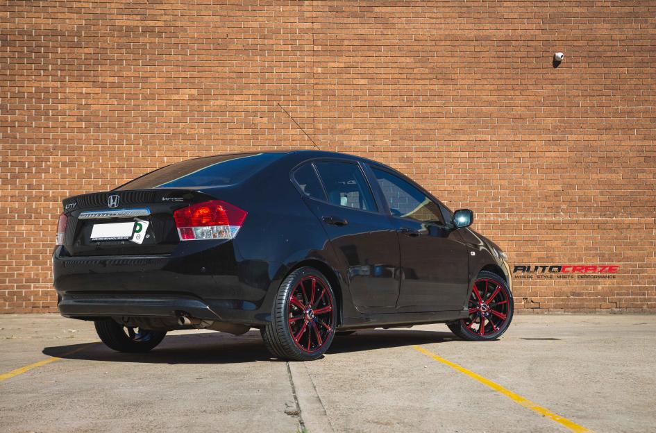 HONDA CITY RIMFIRE CANDY APPLE RED