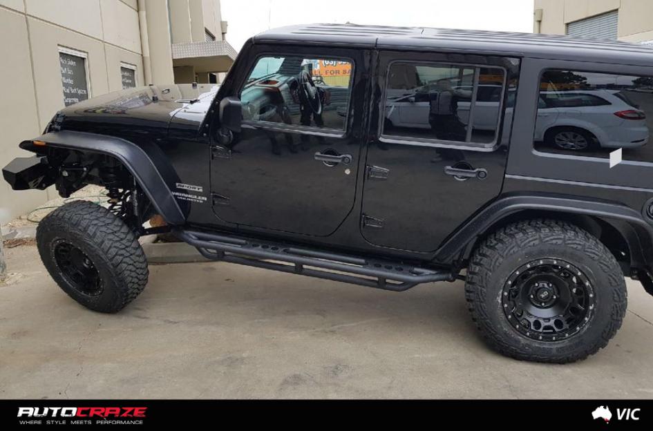 JEEP WRANGLER HOLESHOT XD SATIN BLACK
