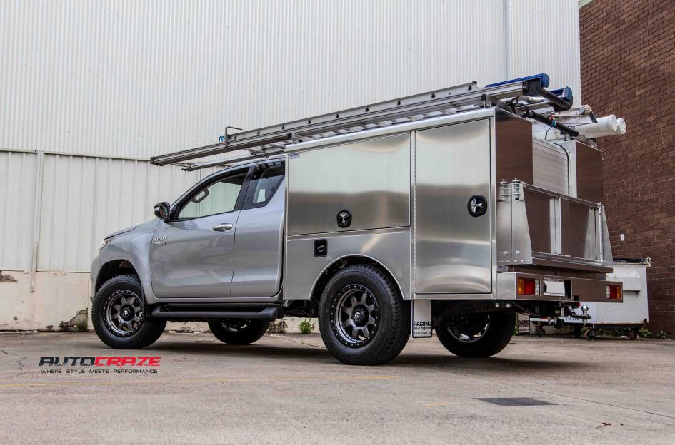 TOYOTA HILUX N80 4WD TROPHY MATTE ANTHRACITE WITH BLACK RING 5