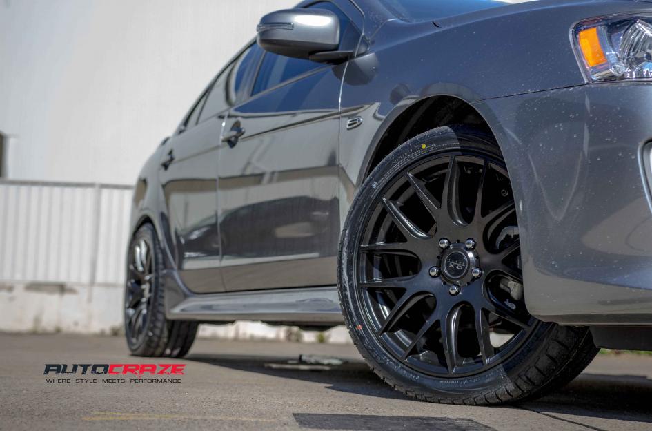 MITSUBISHI LANCER OX111 MATTE BLACK
