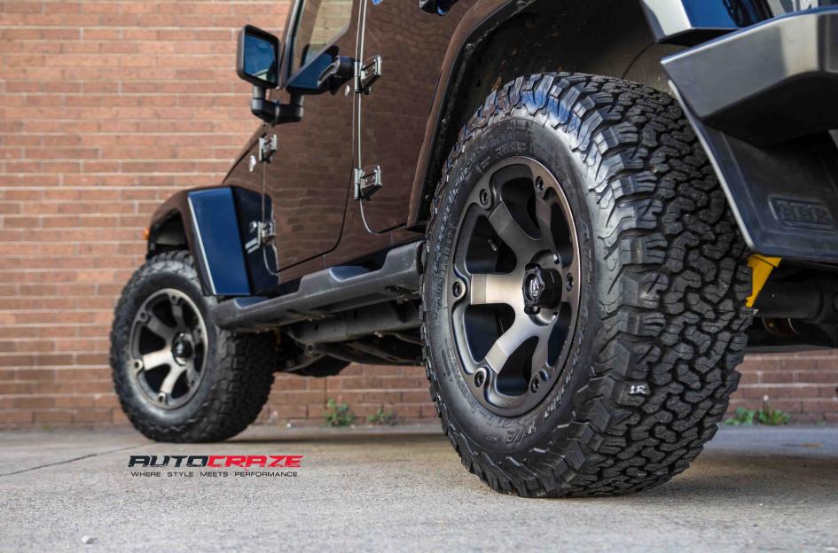 JEEP WRANGLER BEAST BLACK MACHINED WITH DARK TINT 5