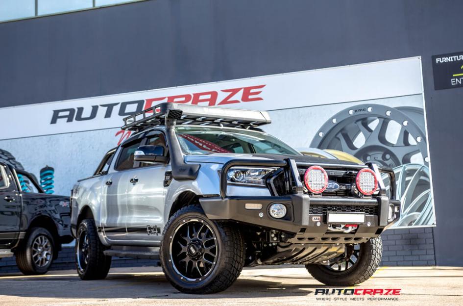 FORD RANGER GD02 MATTE BLACK MILLED ACCENTS