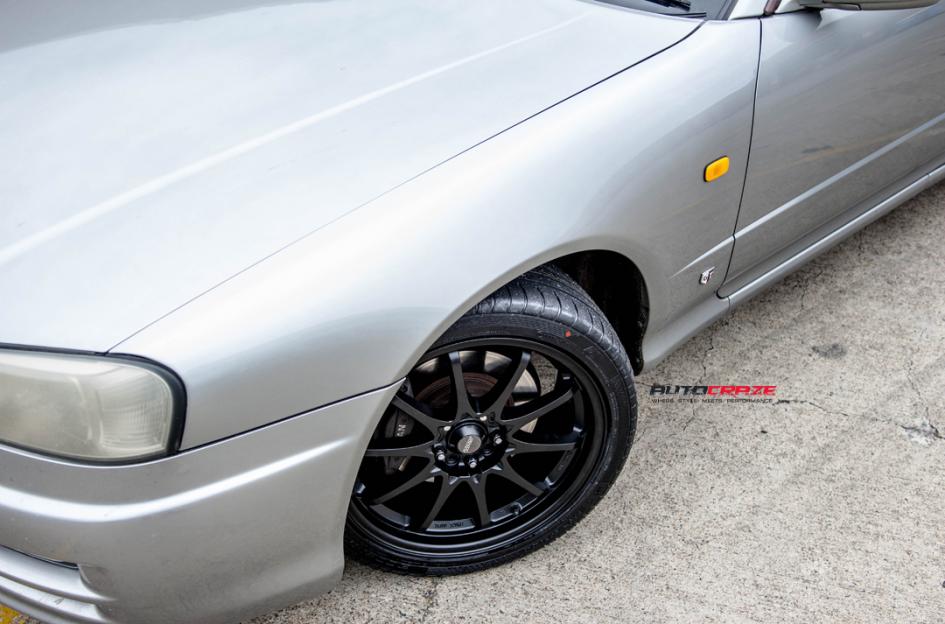NISSAN SKYLINE R34 ROTATE MATTE BLACK 