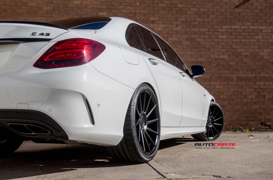 MERCEDES-C-CLASS-SURGE-MATTE-BLACK-TINTED-FACE