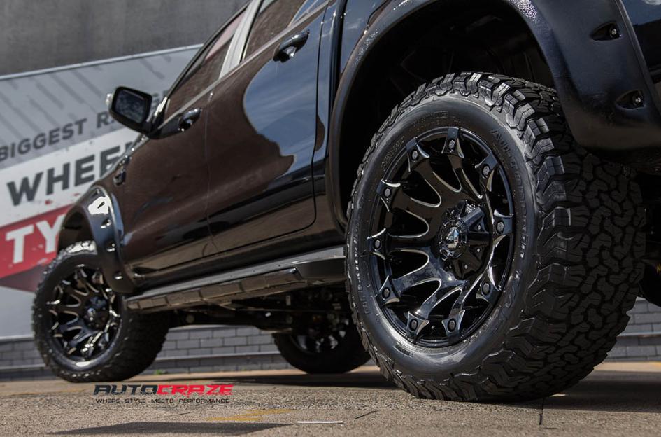 FORD RANGER ASSAULT GLOSS BLACK MILLED ACCENTS