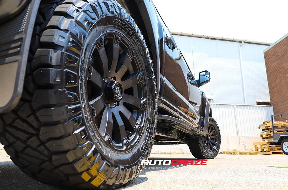 FORD F150 2004 ONWARDS DIESEL BLACK MACHINED WITH DARK TINT
