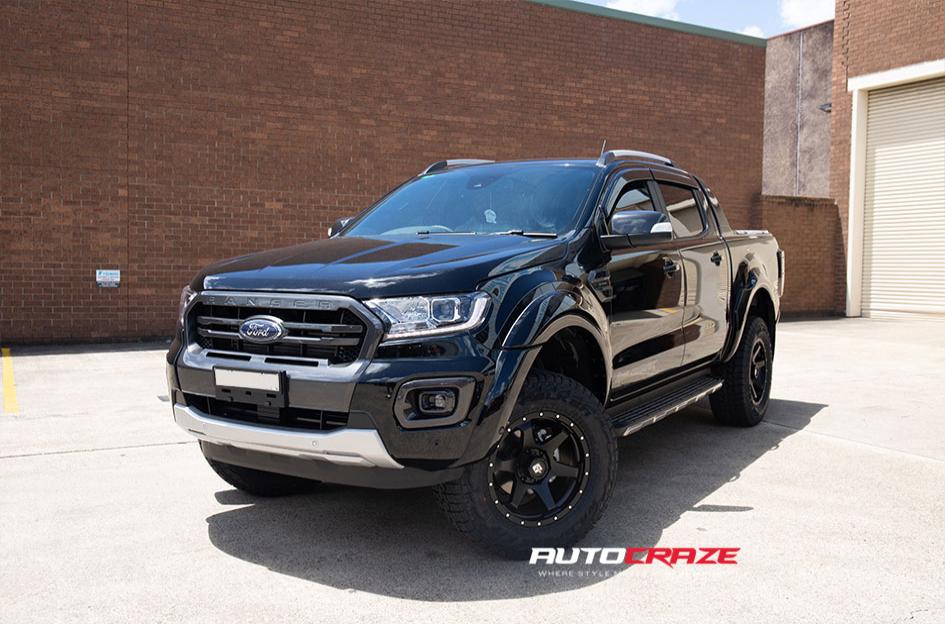 FORD RANGER PHILIDELPHIABLACK MATTE FRONT MILLED