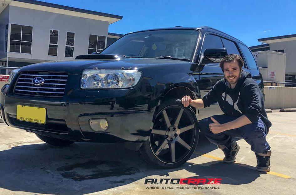 SUBARU FORESTER VERONA MATTE BLACK TINTED FACE