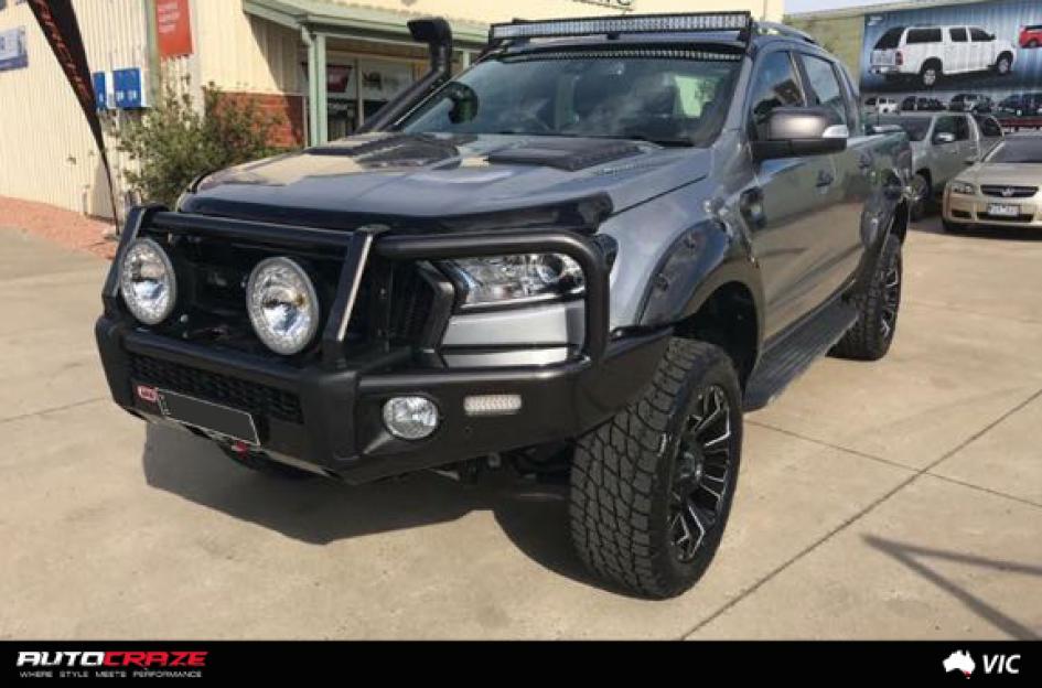 FORD RANGER ASSAULT GLOSS BLACK MILLED ACCENTS 22
