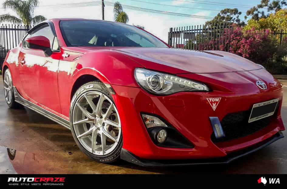 TOYOTA 86 TARGA SILVER MACHINED FACE