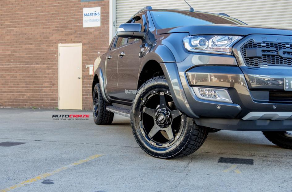 FORD RANGER GD04 MATTE BLACK