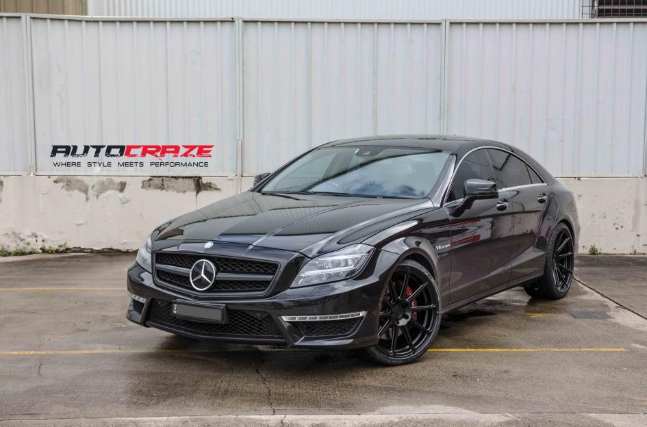 MERCEDES CLS CLASS SF04 MATTE BLACK