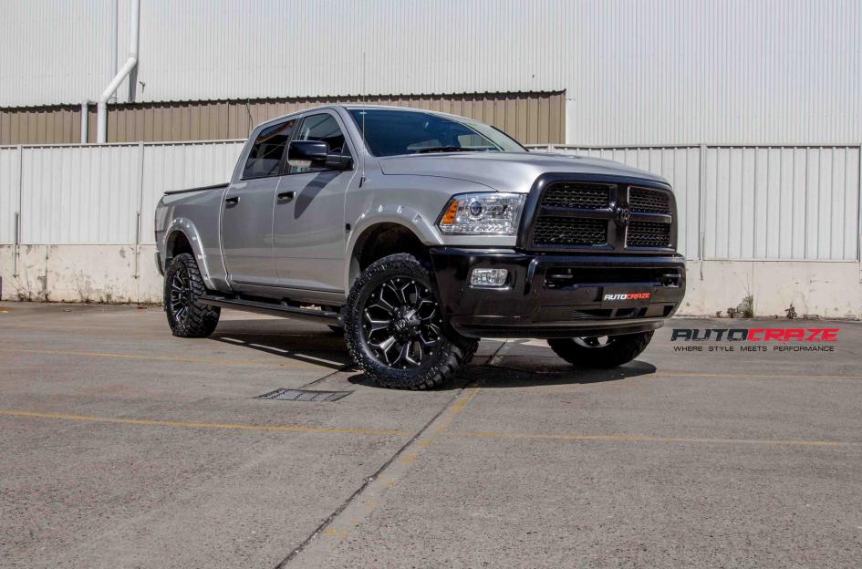 DODGE RAM ASSAULT GLOSS BLACK MILLED ACCENTS