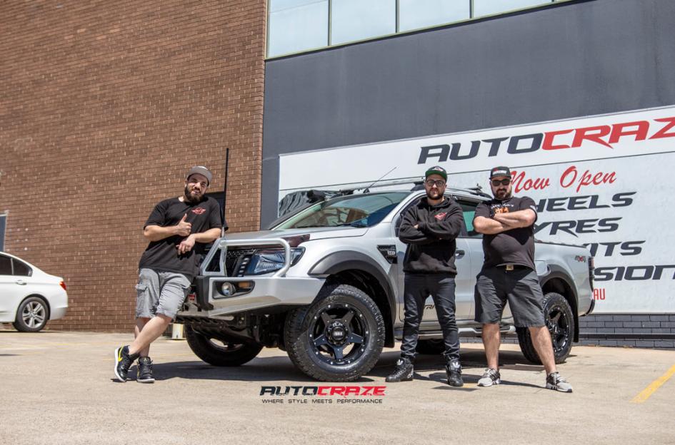 FORD RANGER GD04 MATTE BLACK