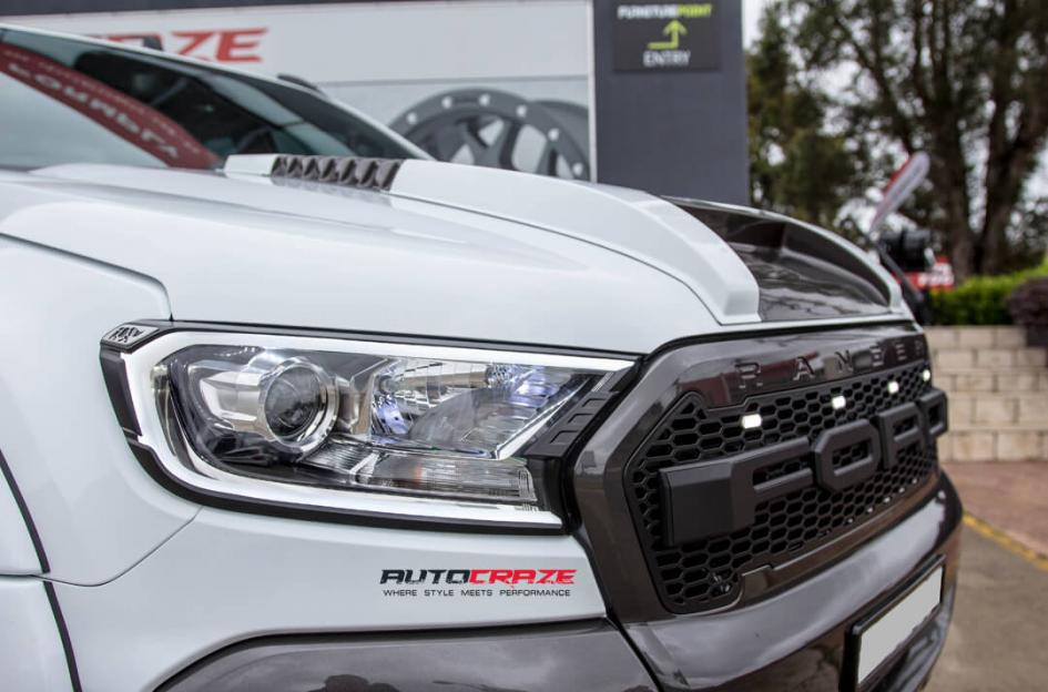 FORD RANGER BUCK 25 XD MATTE BLACK MACHINED FACE