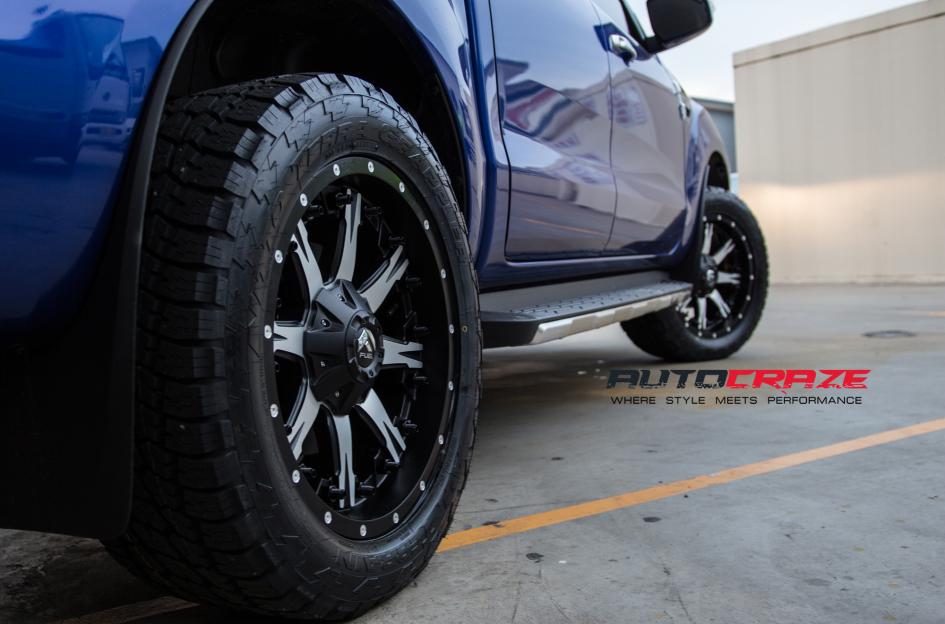 FORD RANGER NUTZ BLACK MACHINED FACE