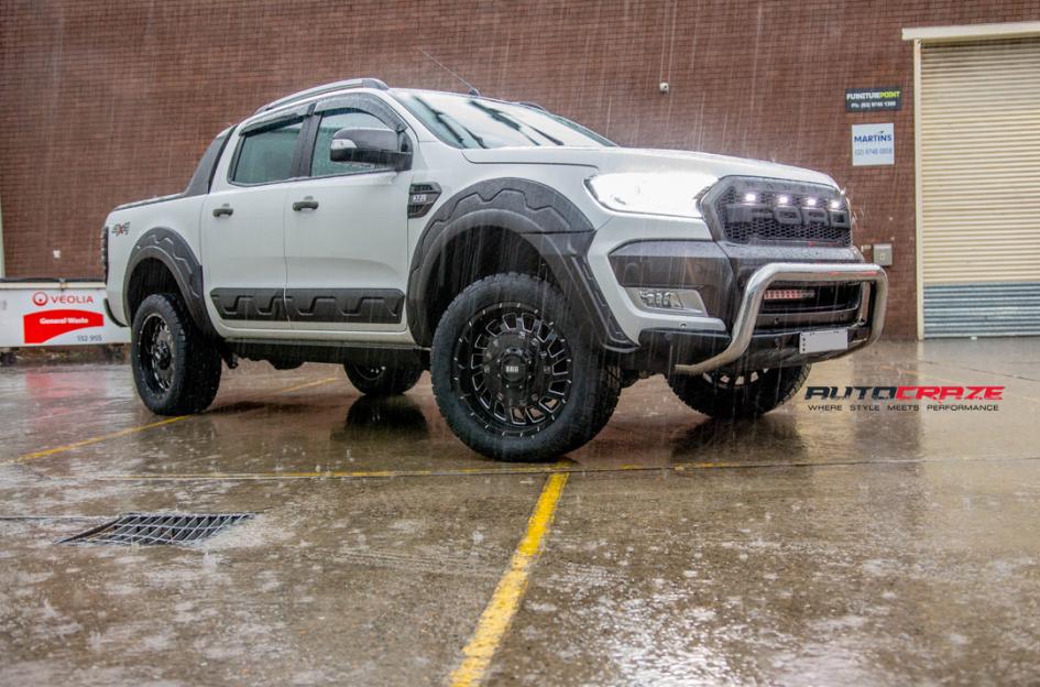 FORD RANGER GD03 GLOSS BLACK MILLED ACCENTS 6