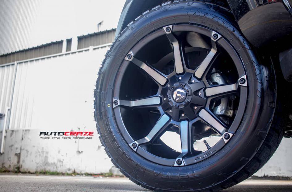 FORD RANGER COUPLER BLACK MACHINED WITH DARK TINT