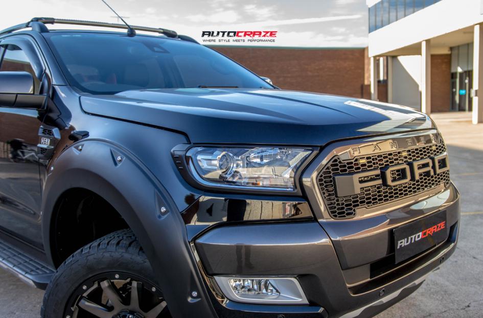 FORD RANGER GD05 BRONZE DARK TINT WITH MATTE BLACK 4