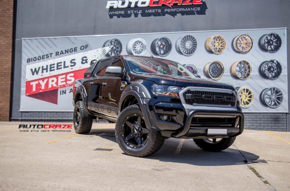 FORD RANGER GD04 MATTE BLACK
