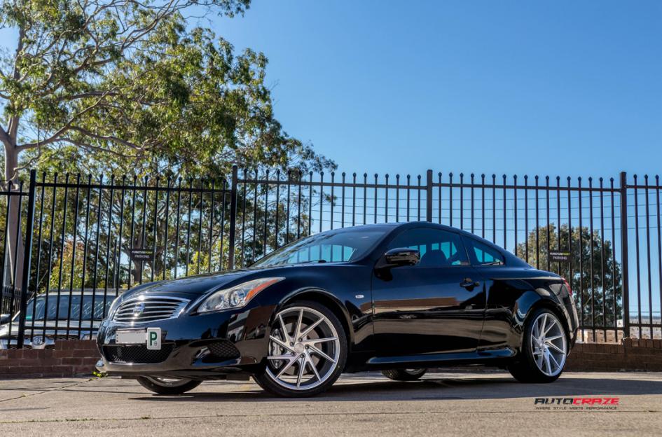 NISSAN 370GT INVERT SILVER MACHINED FACE