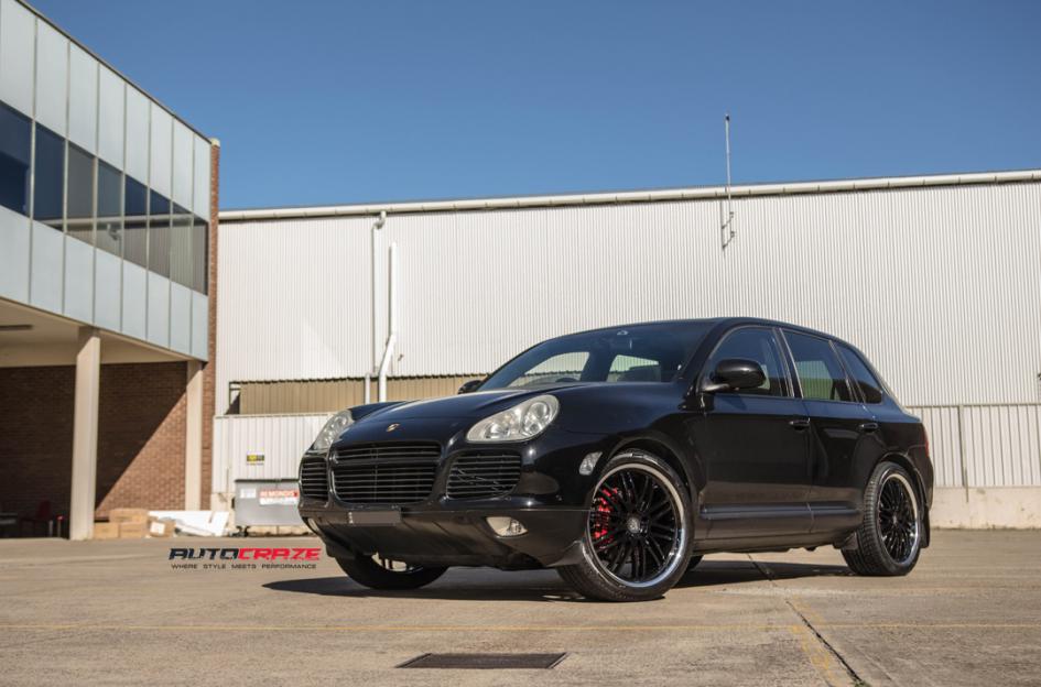 PORSCHE CAYENNE GEMBALLA LEMANS GLOSS BLACK POLISH LIP