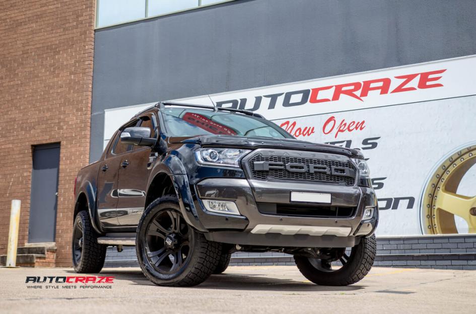 FORD RANGER KRANK XD MATTE BLACK