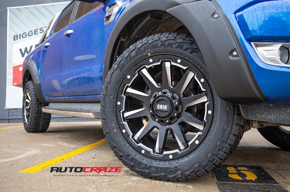 FORD RANGER GD05 MATTE BLACK MILLED ACCENTS