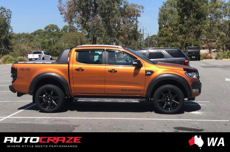 FORD RANGER AVALANCHE GLOSS BLACK MILLED ACCENTS