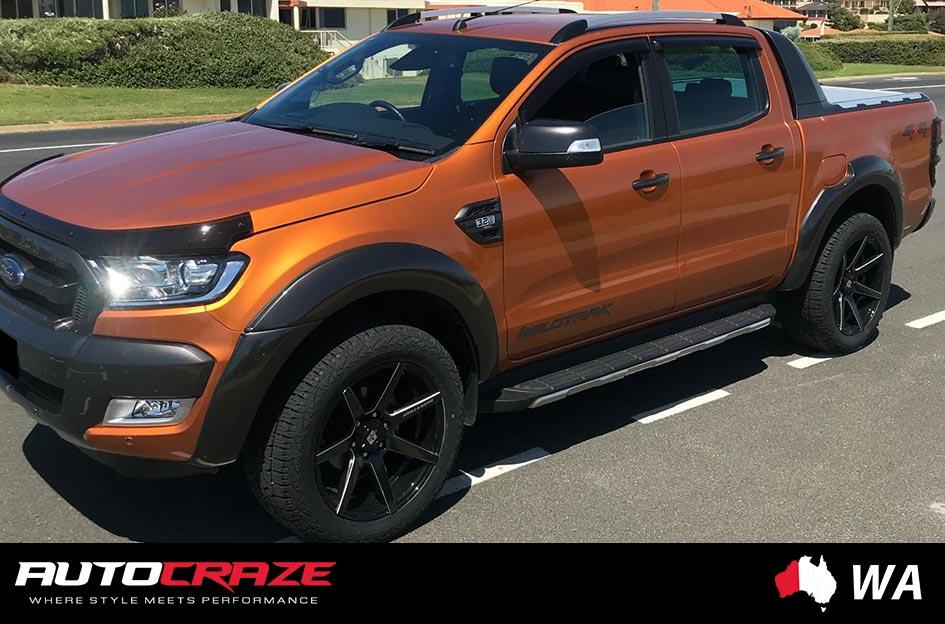 FORD RANGER AVALANCHE GLOSS BLACK MILLED ACCENTS