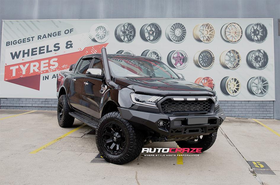 FORD RANGER AMBUSH MATTE BLACK