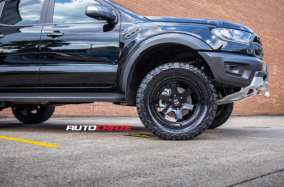 FORD RANGER RAPTOR SHOK MATTE BLACK