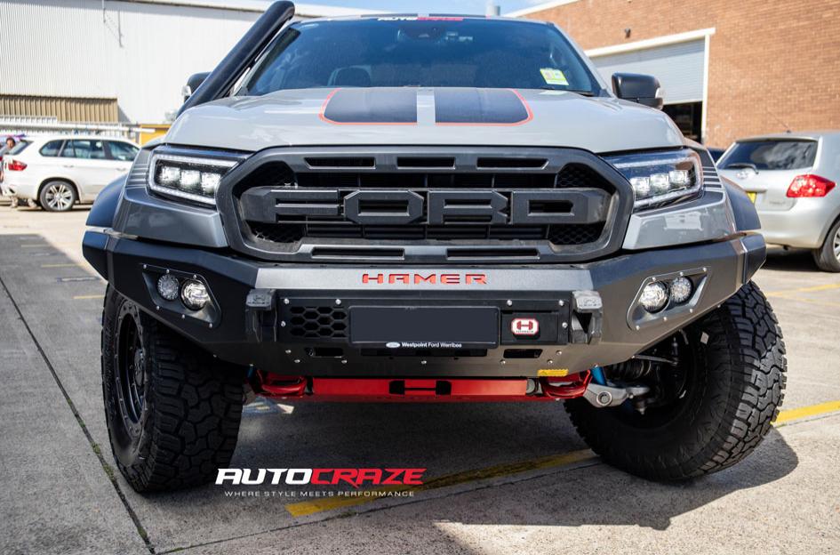 FORD RANGER RAPTOR CHASE SATIN BLACK