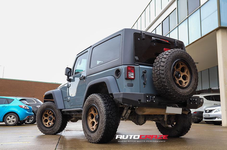 JEEP WRANGLER DIRTY HARRY MATTE BRONZE BLACK LIP