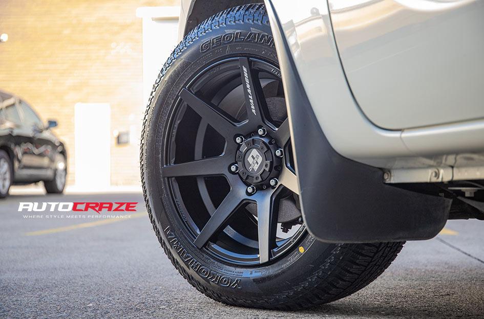 MAZDA BT 50 AVALANCHE MATTE BLACK FRONT MILLED